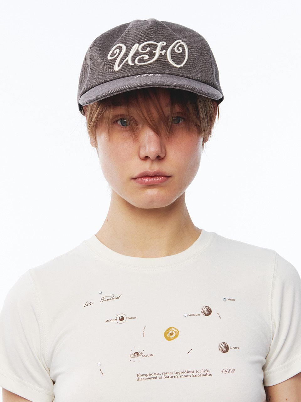 MUSINSA | KIJUN UFO Camp Cap UNISEX Charcoal
