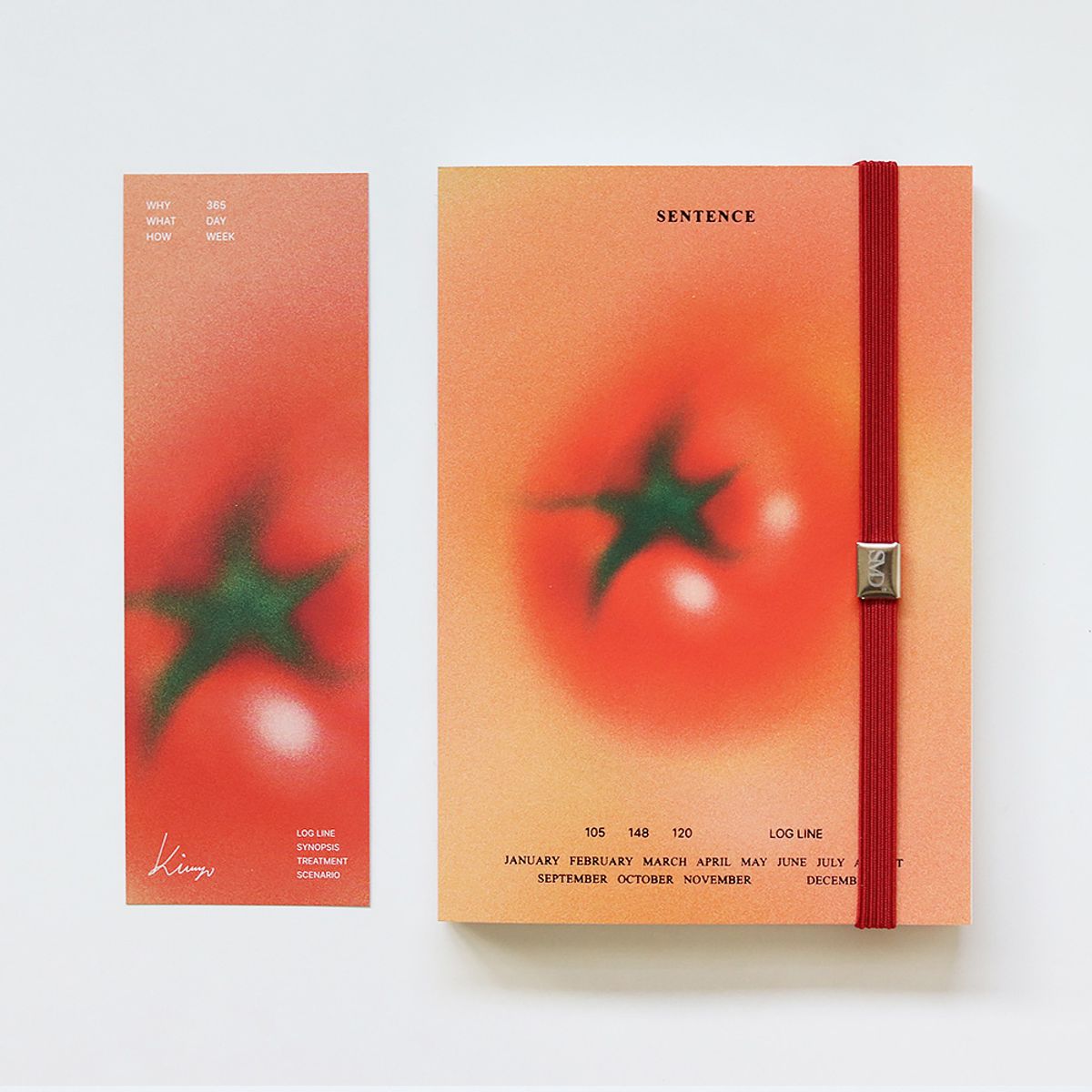 썸무드 디자인(SOMEMOOD DESIGN) 센텐스(로그라인)다이어리_토마토
