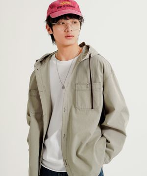 로버 후드 셔츠 라이트카키 JNLS7768
