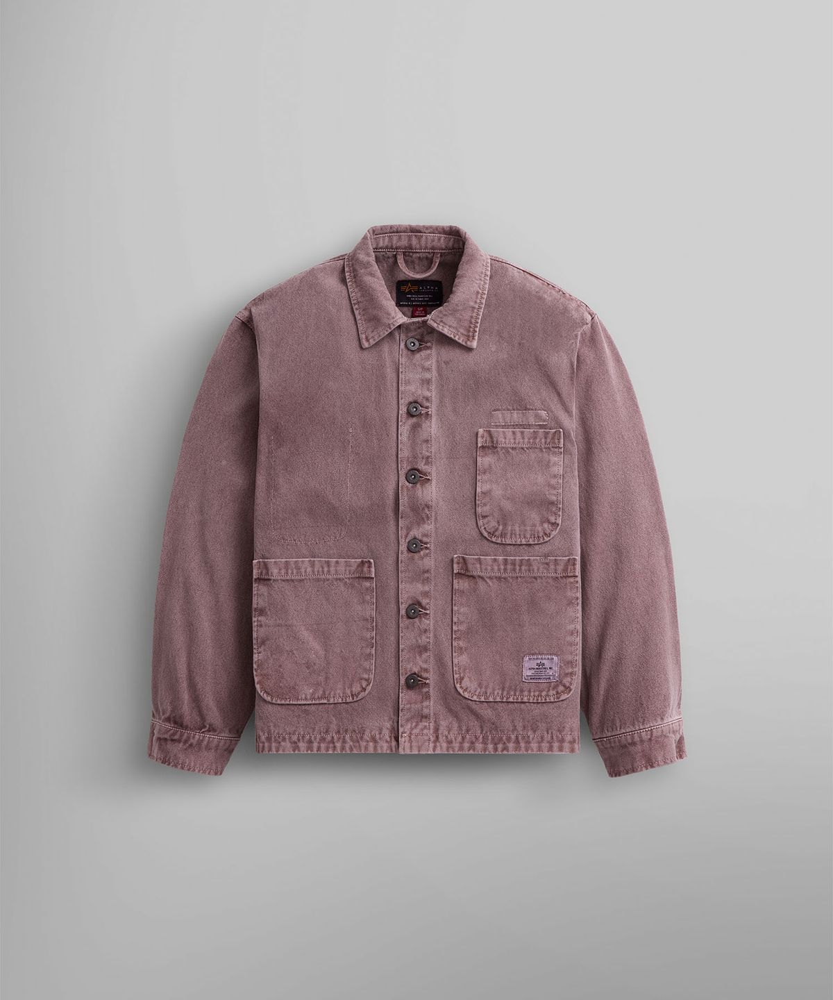 알파 인더스트리(ALPHA INDUSTRIES) CTN 초어 코트 여성 더스티 퍼플