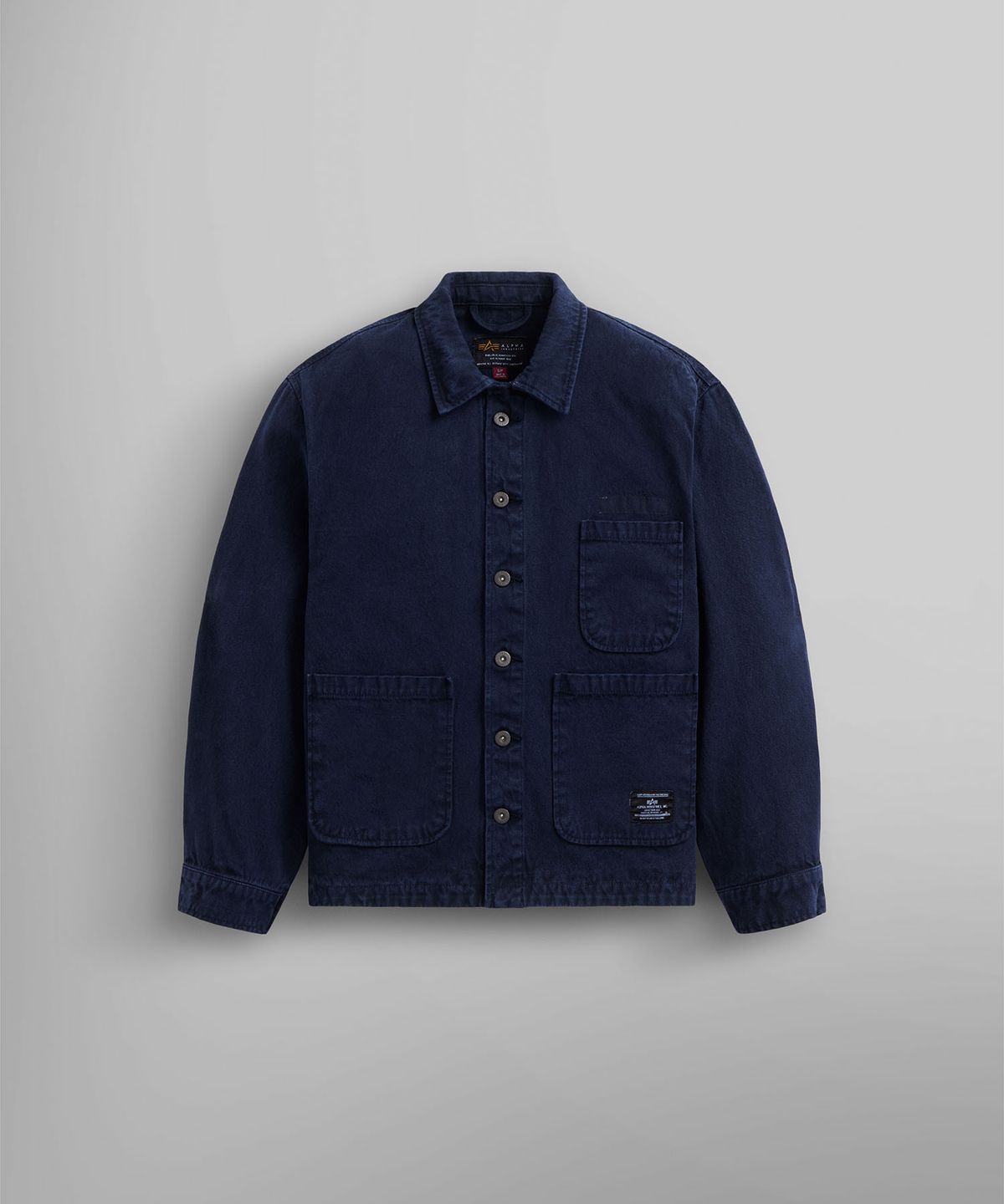 알파 인더스트리(ALPHA INDUSTRIES) CTN 초어 코트 여성 레플리카 블루