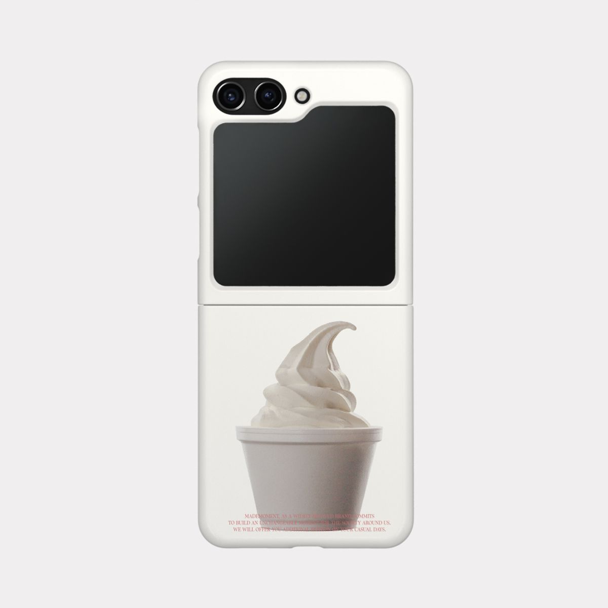 메이드모먼(MADEMOMENT) soft ice cream dream 디자인 [제트플립 하드 폰케이스]