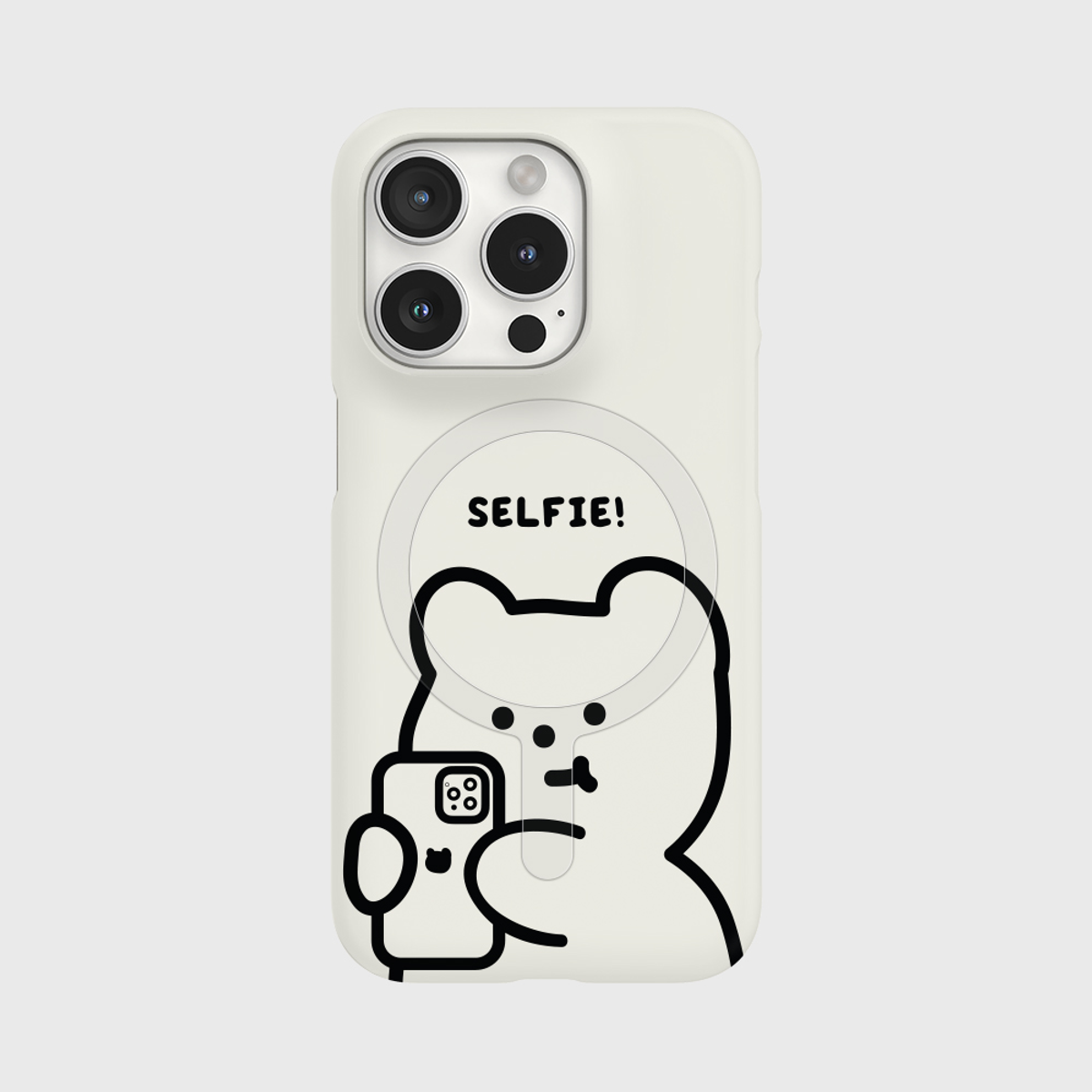 더나인몰(THE NINEMALL) selfie gummy [맥세이프 하드 폰케이스]