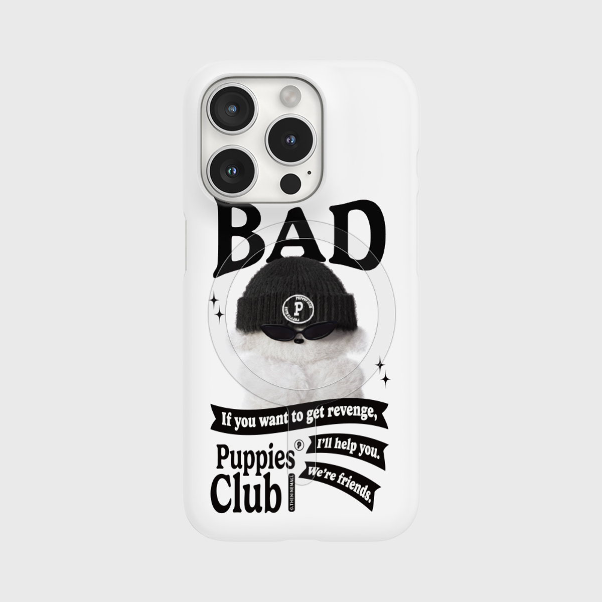 더나인몰(THE NINEMALL) bad puppies club [맥세이프 하드 폰케이스]