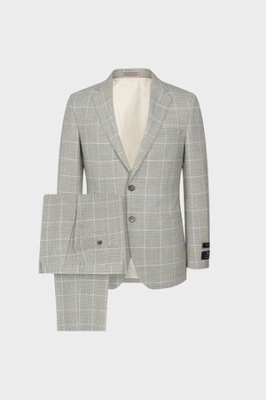 마르조또 오가닉 하운드투스 체크 수트 아이보리 BN4SJA034IV_BN4SPA134IV