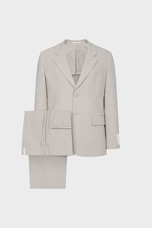 카치온 버드아이 스트레이트 핏 셋업 베이지 BN4SEA232BE_BN4STA332BE