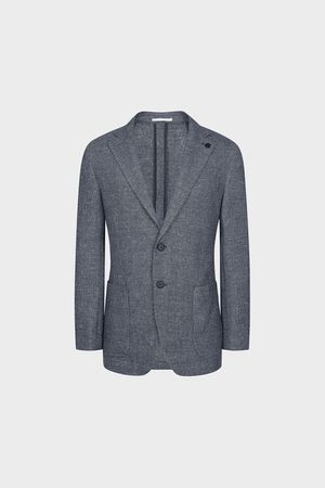 린넨 저지라이크 카미치아 자켓 네이비 BN4SEA220NY