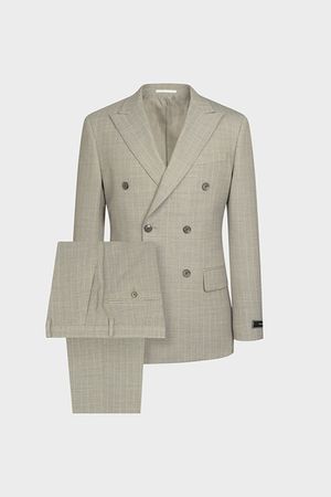 테일러드핏 베이지 스트라이프 더블수트 베이지 BN4SJA022BE_BN4SPA122BE