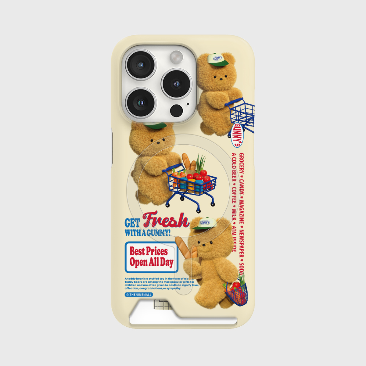 더나인몰(THE NINEMALL) pattern gummys fresh market [맥세이프 카드수납 폰케이스]