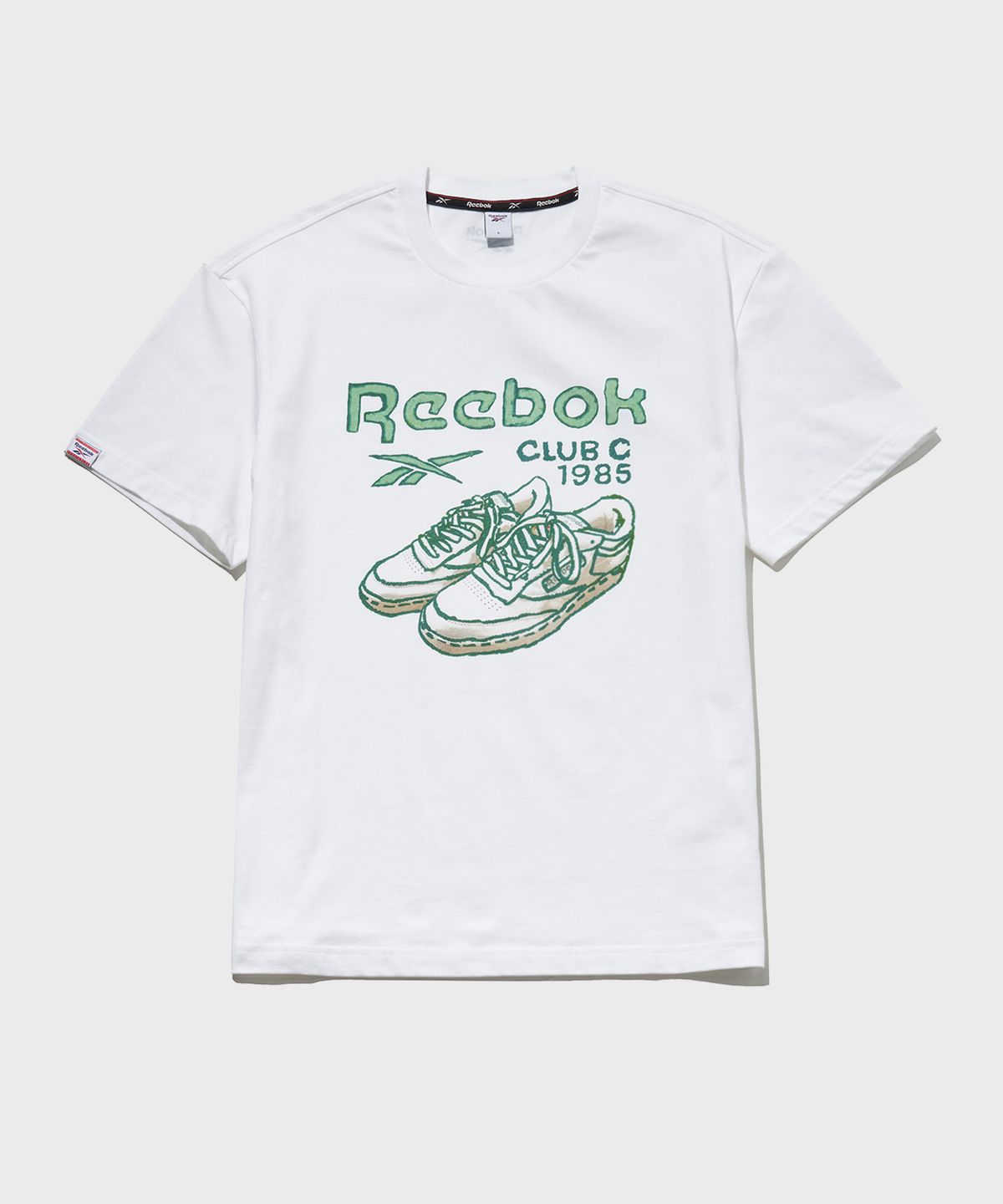 리복(REEBOK) 클럽C 40주년 티셔츠 - 화이트