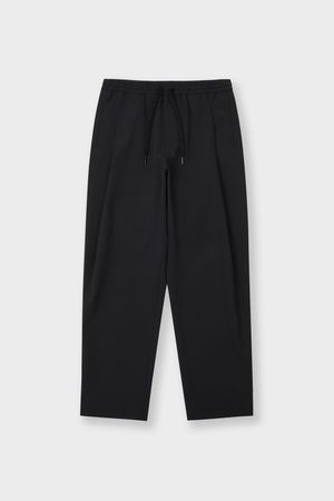 루즈핏 포웨이 스트레치 밴딩 팬츠 블랙 BN4STA341BK