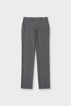 스트레치 스탠다드 핏 슬랙스 팬츠 그레이 BN4STA310GY