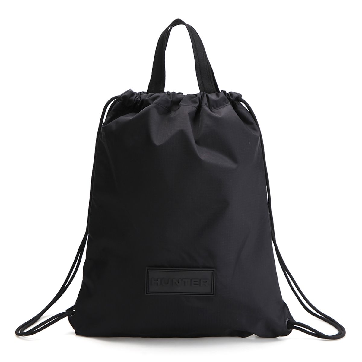 헌터(HUNTER) [UNISEX] 트래블 드로우스트링 백팩 - 블랙 UBP3931NRSBLK