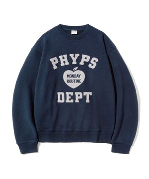 애플 아치로고 스웨트셔츠_네이비