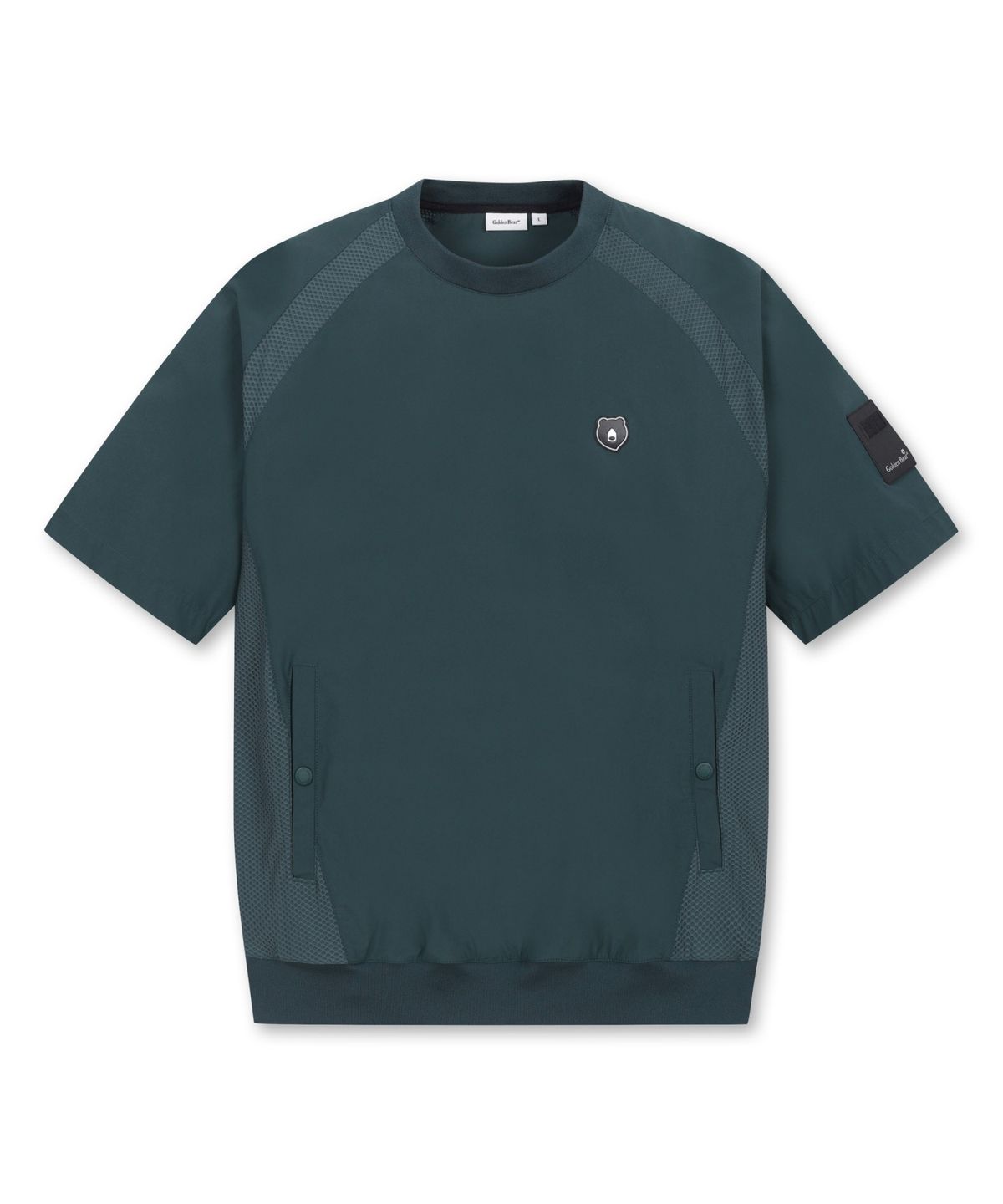 골든베어(GOLDEN BEAR) Stretchable Nylon Crewneck Sweatshirt_G4TAM25221GRX