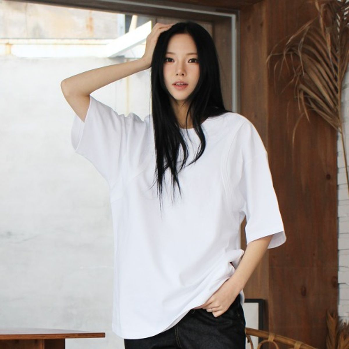 플레이몬스터(PLAYMONSTER) 몬스터 라인 반팔 티셔츠