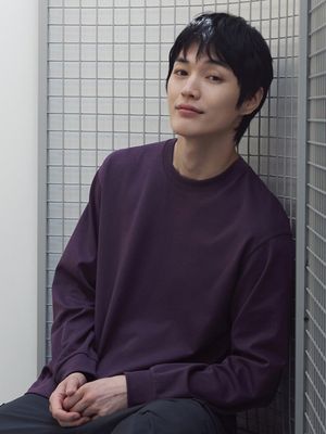 공용) 쿨에어 코튼 더블니트 긴팔티 (오버핏)_MSF5TS3702