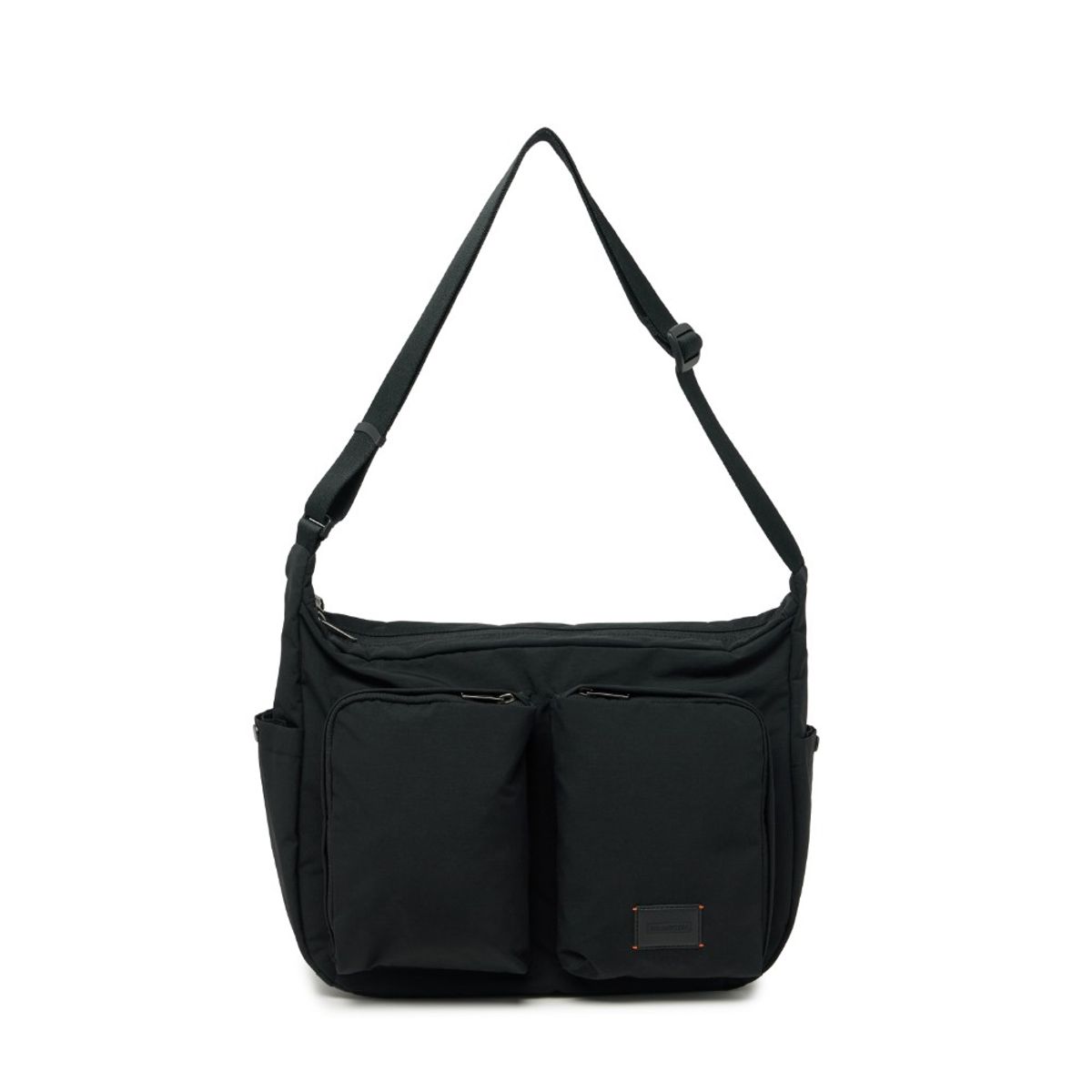 브롬톤 런던(BROMPTON LONDON) TASLAN RIPSTOP HOBO BAG - BLACK (P255ACR402)