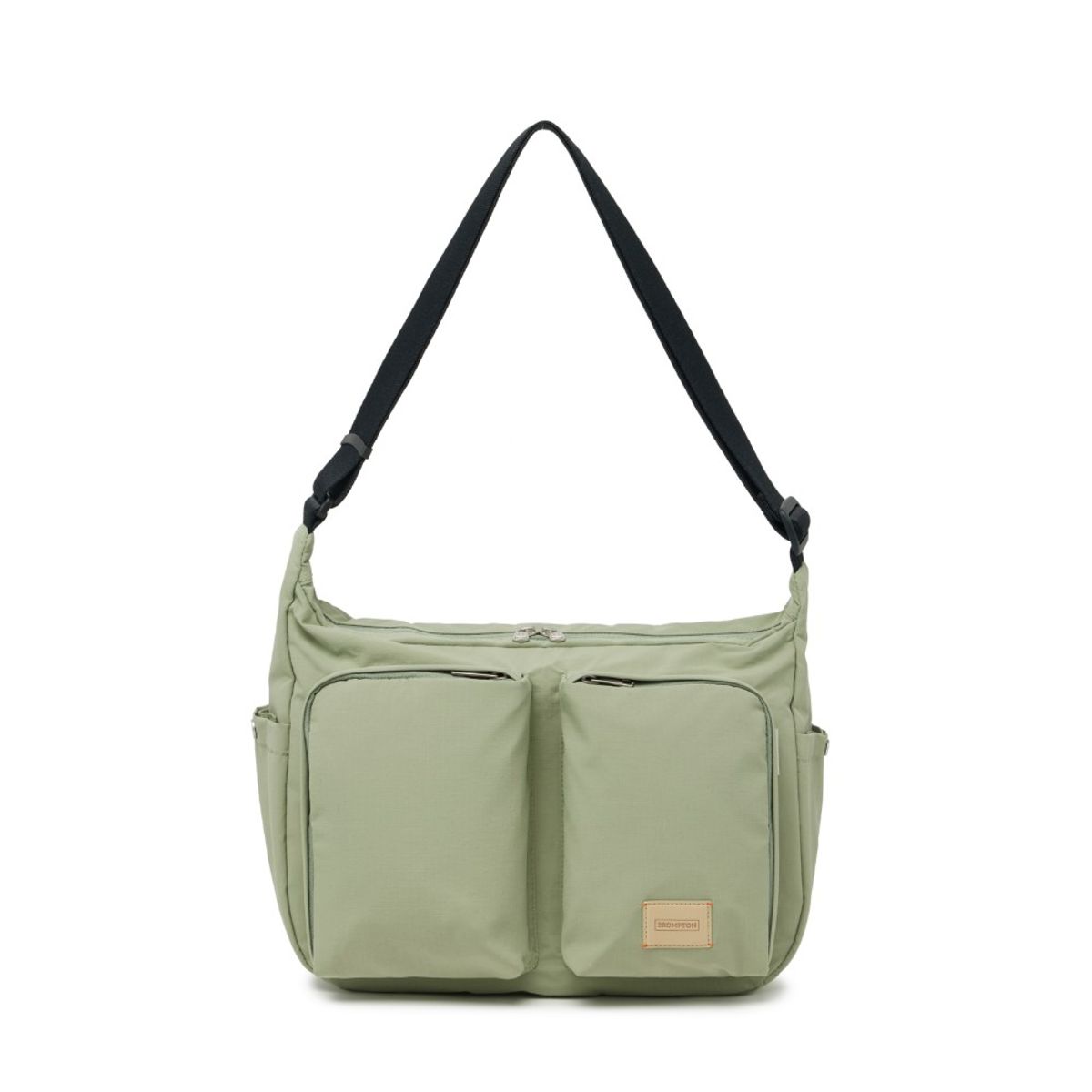 브롬톤 런던(BROMPTON LONDON) TASLAN RIPSTOP HOBO BAG - LIGHT KHAKI (P255ACR402)
