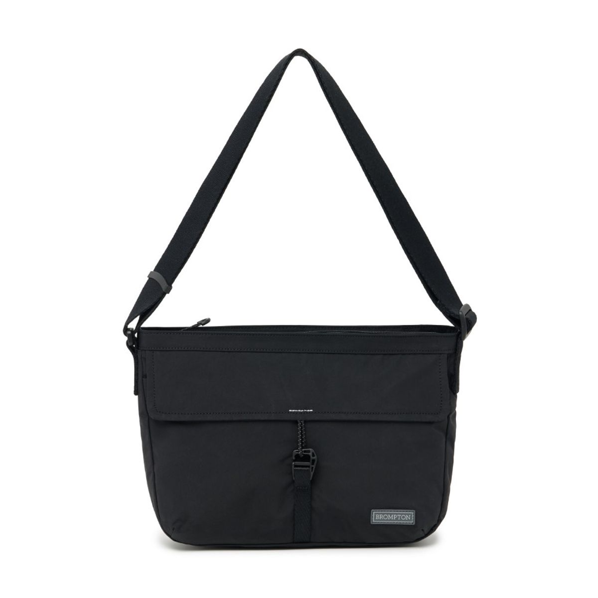 브롬톤 런던(BROMPTON LONDON) REPLECTIVE STRING CROSS BAG - BLACK (P255ACR101)