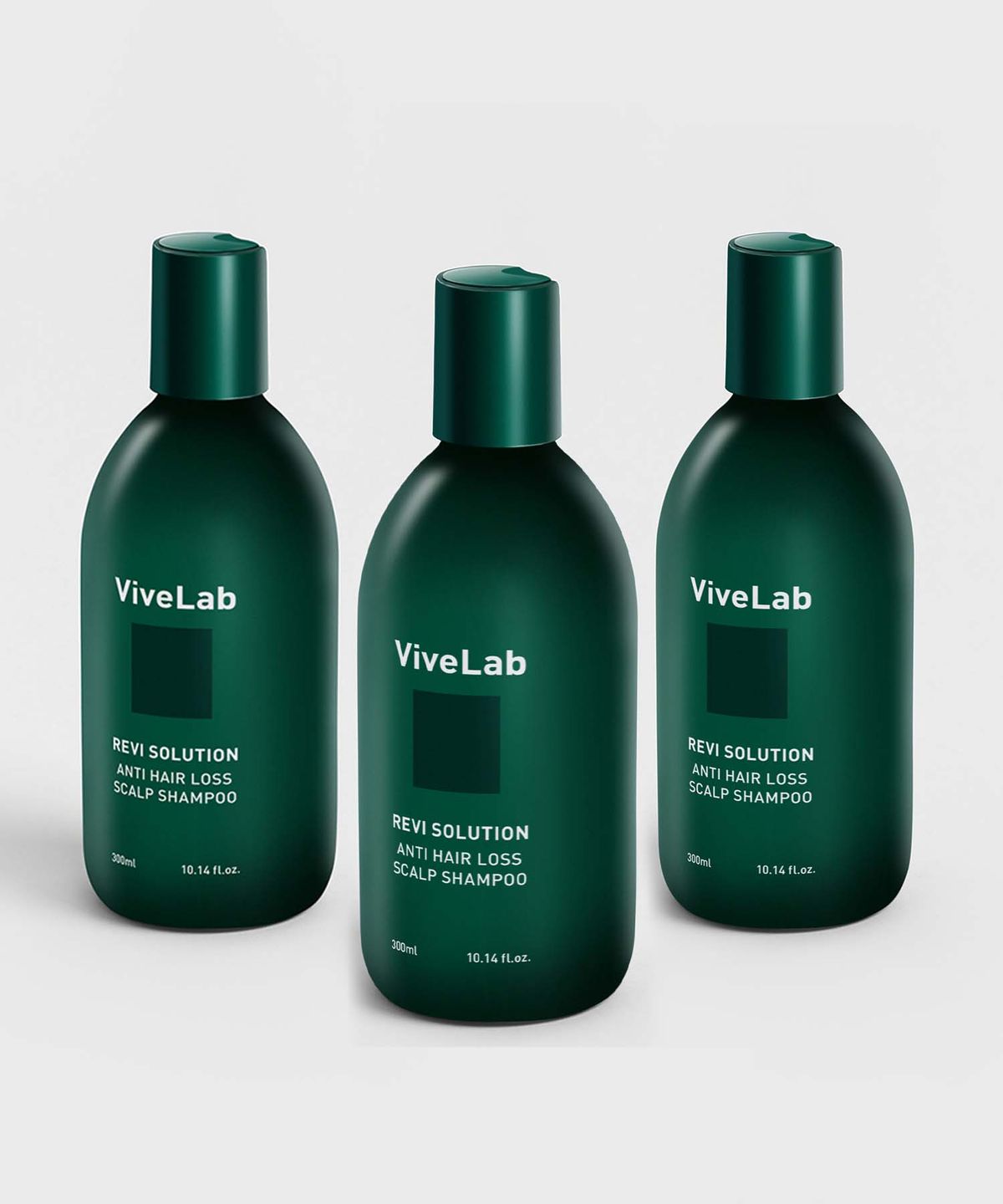 바이브랩(VIVELAB) 4주 솔루션 탈모 완화 초록샴푸 300ML 3SET