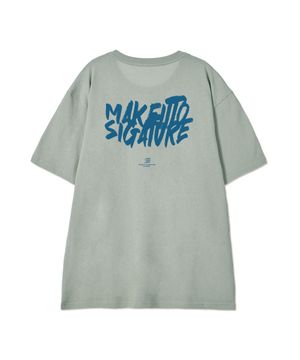 [GRAFFITI LOGO] CREW NECK TEE_MINT