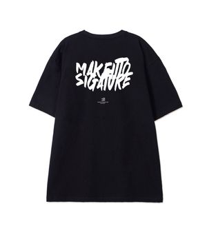 [GRAFFITI LOGO] CREW NECK TEE_BLACK