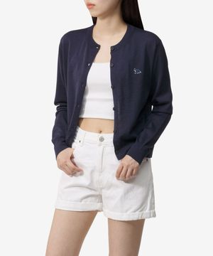 베이비 폭스 패치 레귤러 가디건 - 딥 네이비 / MW00507KT1036P492