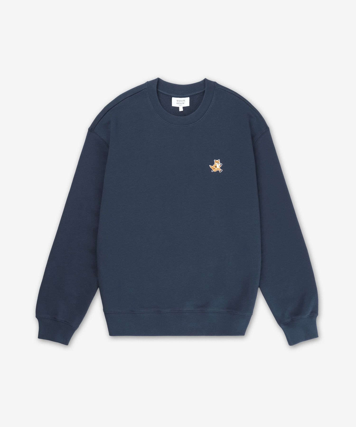 ⭐*︎様 感謝sale❤️8386❤️新品✨MAISON KITSUNE❤️素敵 MUSINSA | MAISON KITSUNE Speedy Fox Patch Comfort Sweatshirt - Ink