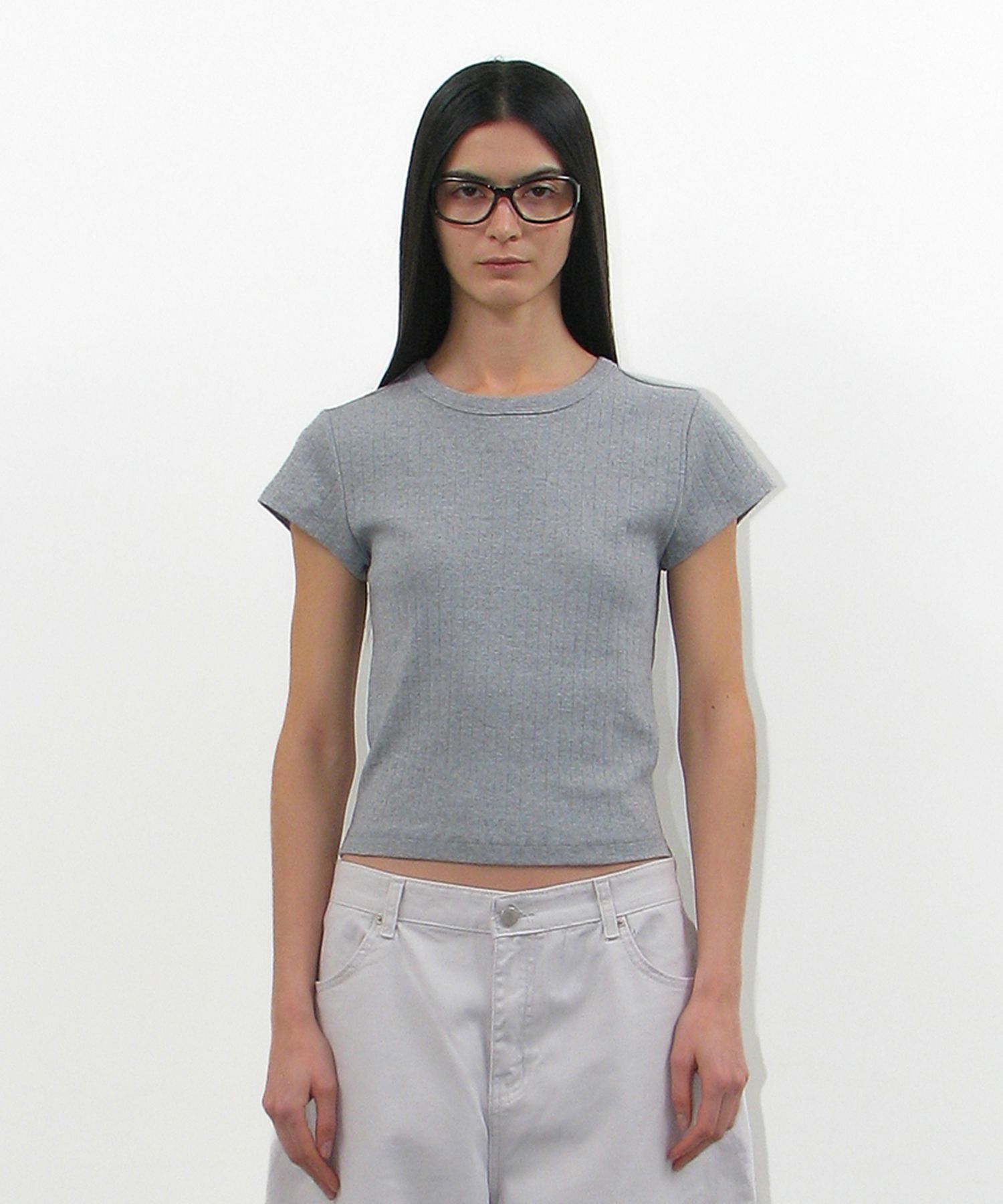 MUSINSA | PARTIMENTO WOMEN Race Punching 90s Short Sleeve
