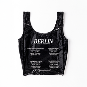 MAUER BERLIN MEMORIAL PLACE REUSABLE BAG (BLACK)