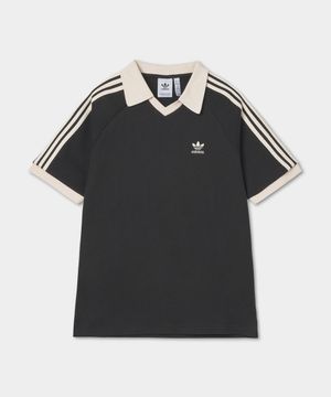 와플 반팔 폴로 셔츠 - 블랙 / JV9266