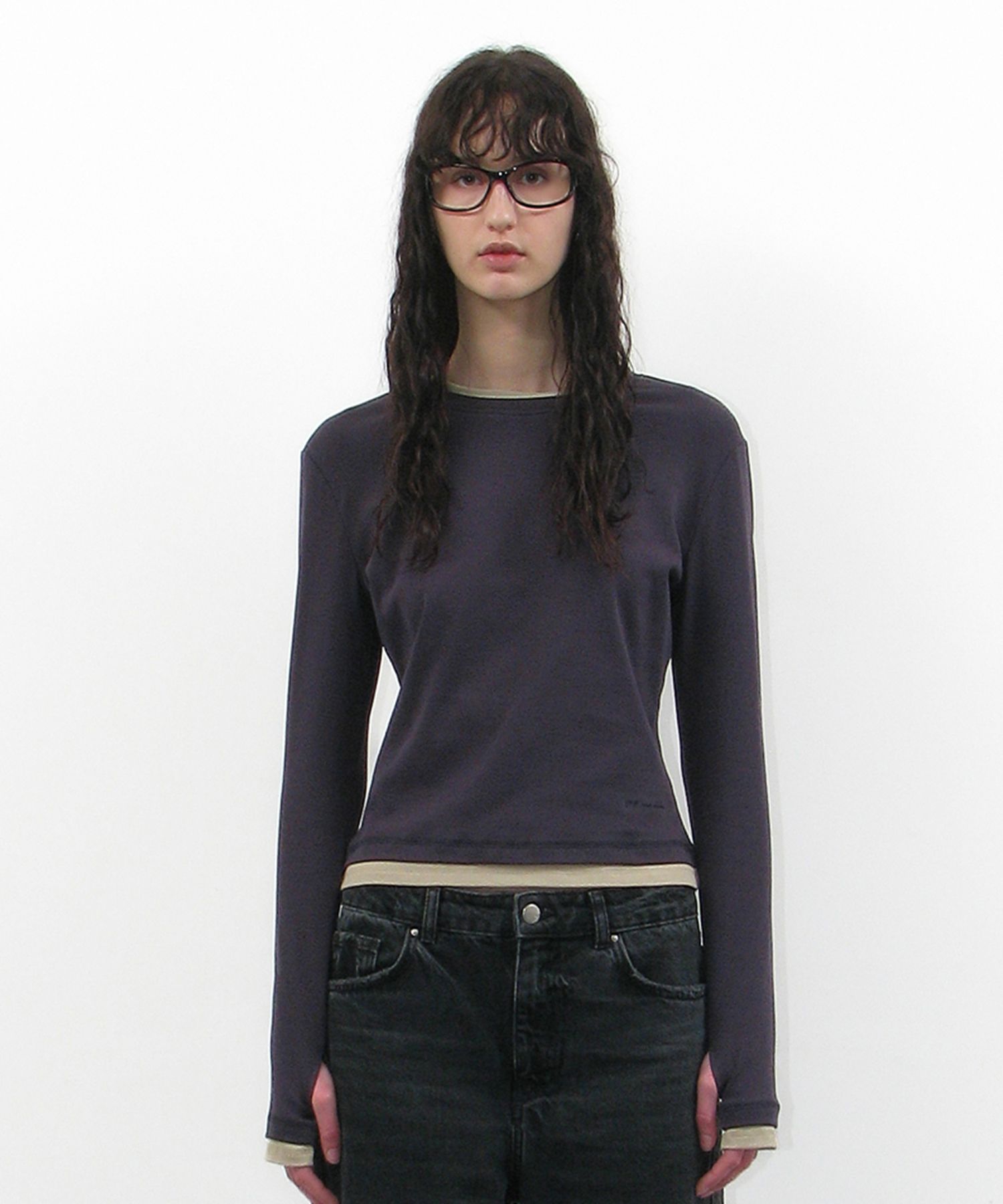 MUSINSA | PARTIMENTO WOMEN PW Double Layered Long Sleeve