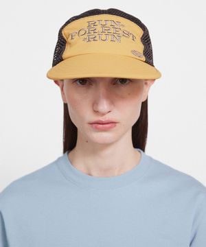 Run For Rest Run Mesh Camp Cap_Mustard
