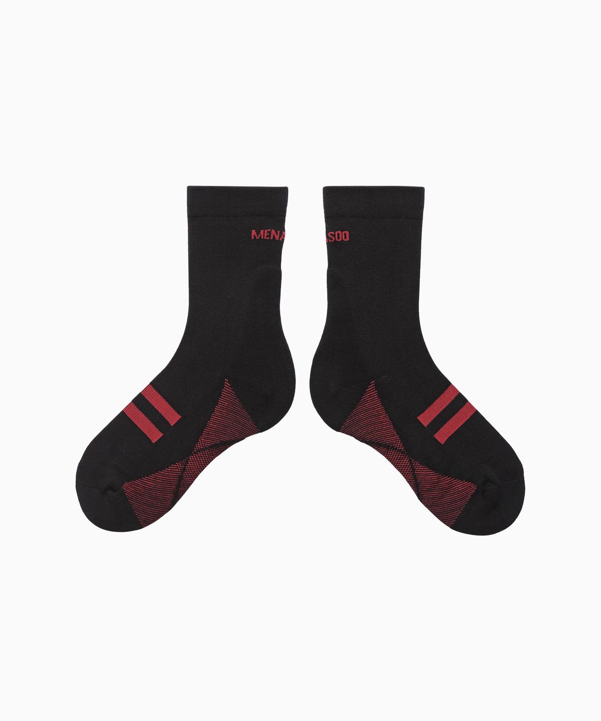 미나수(MENASOO) Menasoo Soft Runsocks_Black