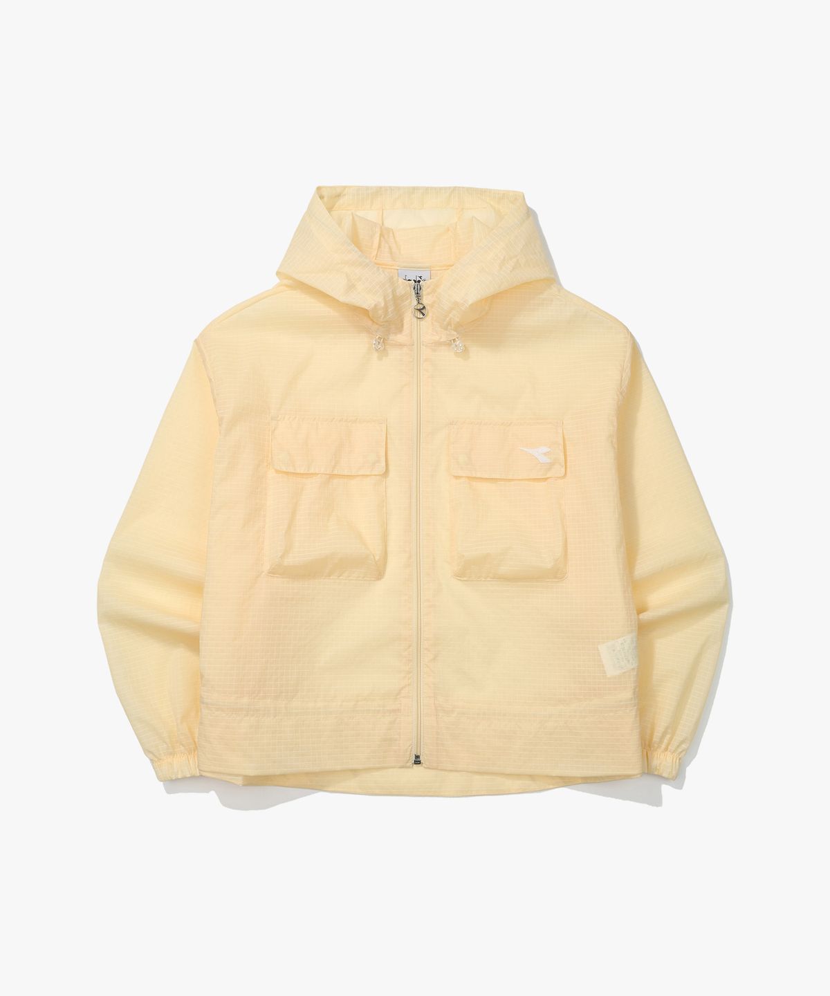 디아도라(diadora) 립스탑 시어 쉘 자켓 우먼 YELLOW