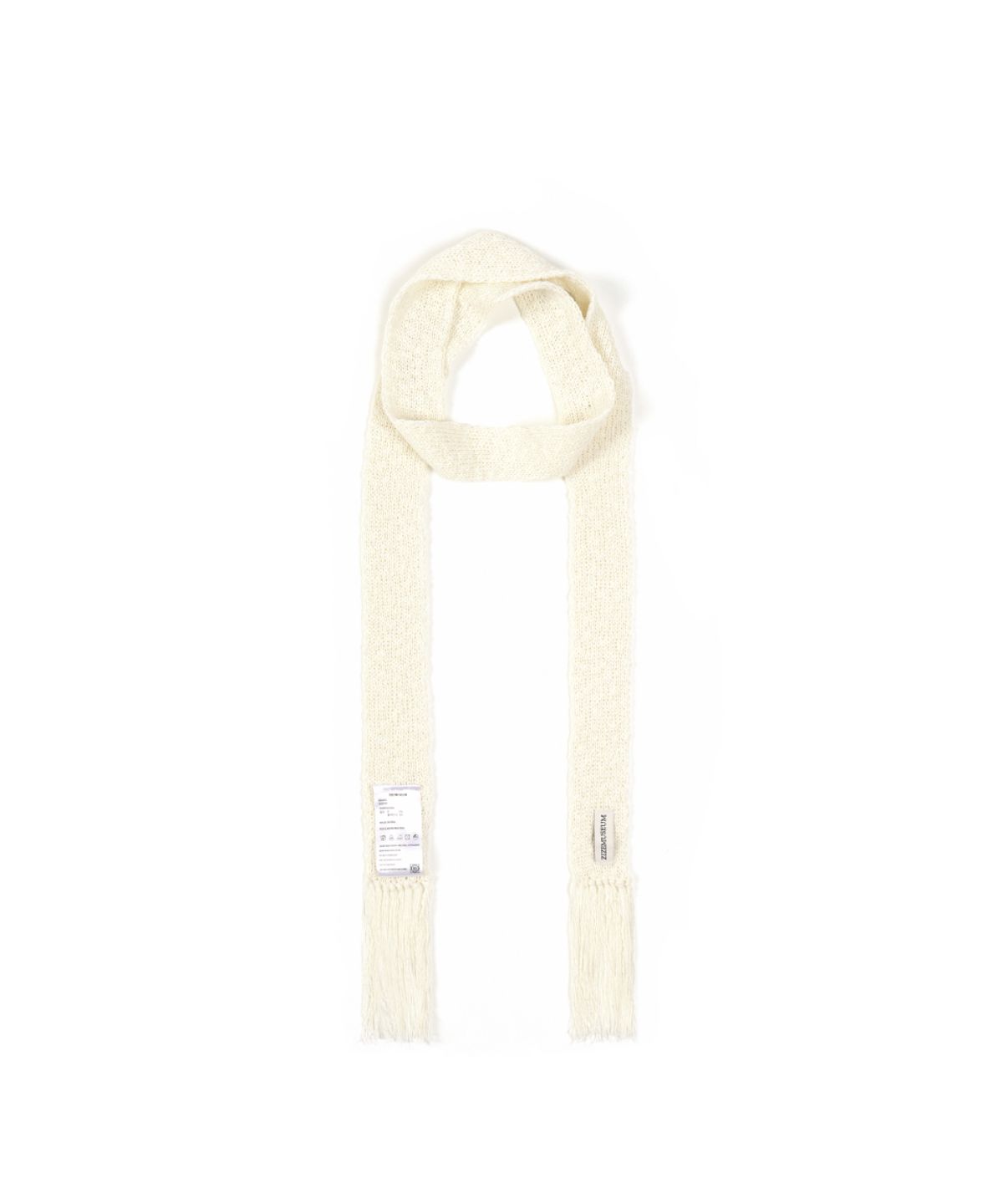 지제뮤지엄(ZIZEMUSEUM) ZIZE KNIT MUFFLER (IVORY)