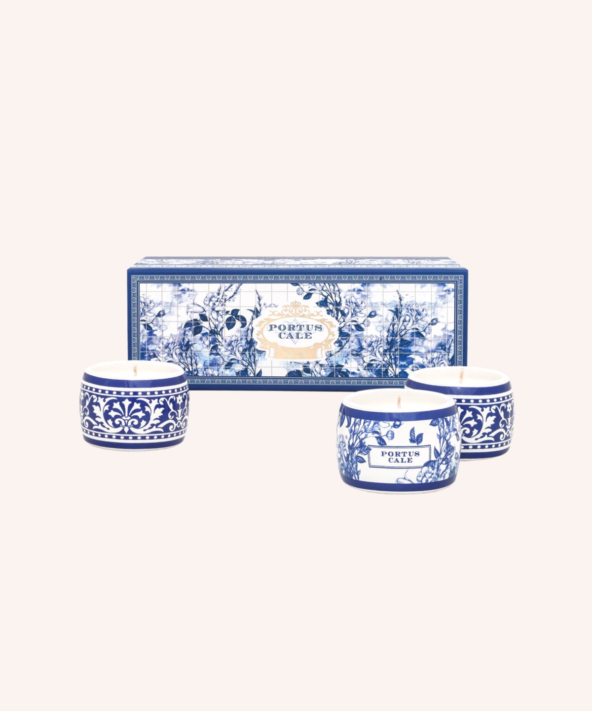 카스텔벨(CASTELBEL) 포르투스 칼레 골드 앤 블루 캔들 세트 (70g*3)