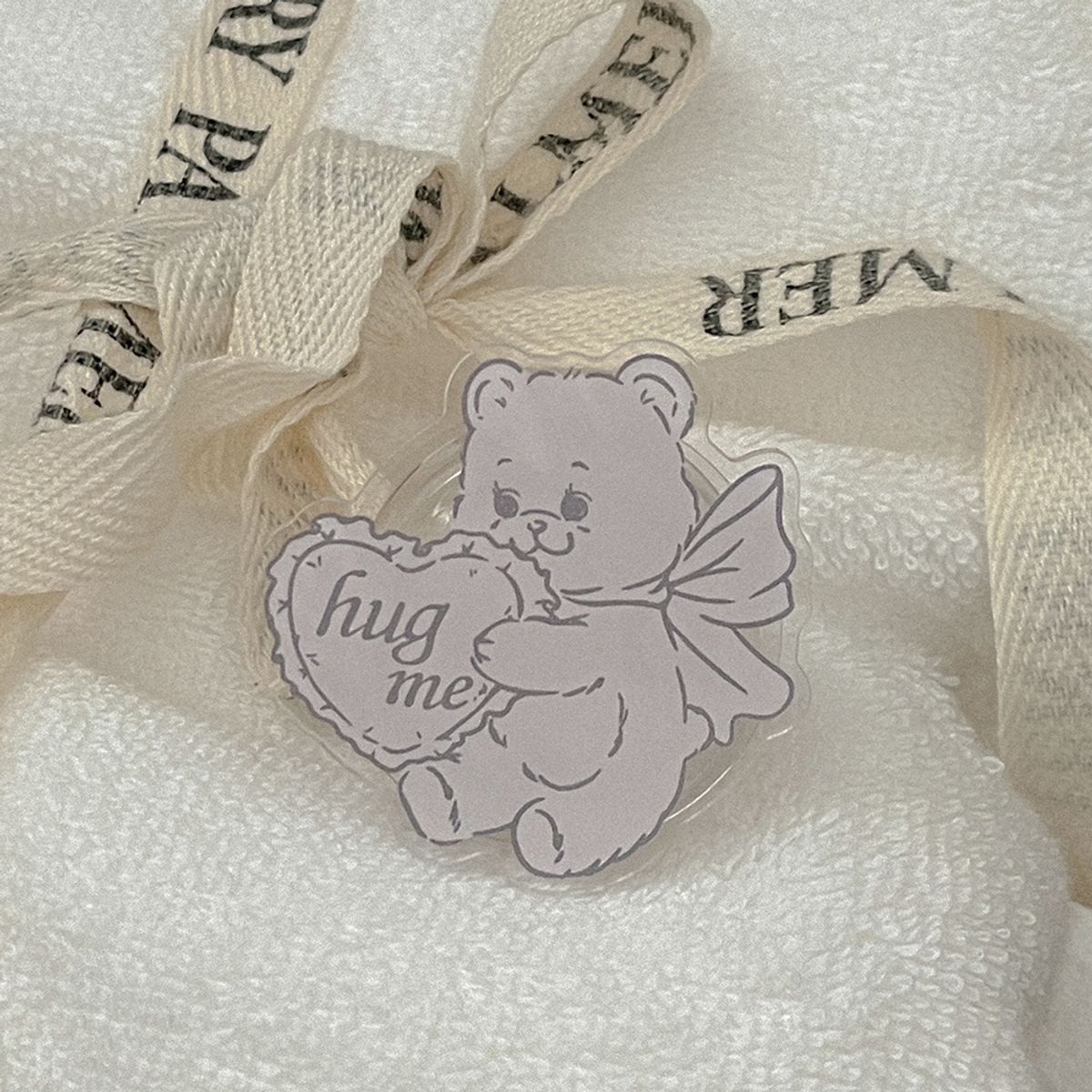 메이드모먼(MADEMOMENT) vintage heart bear 디자인 [아크릴스마트톡]