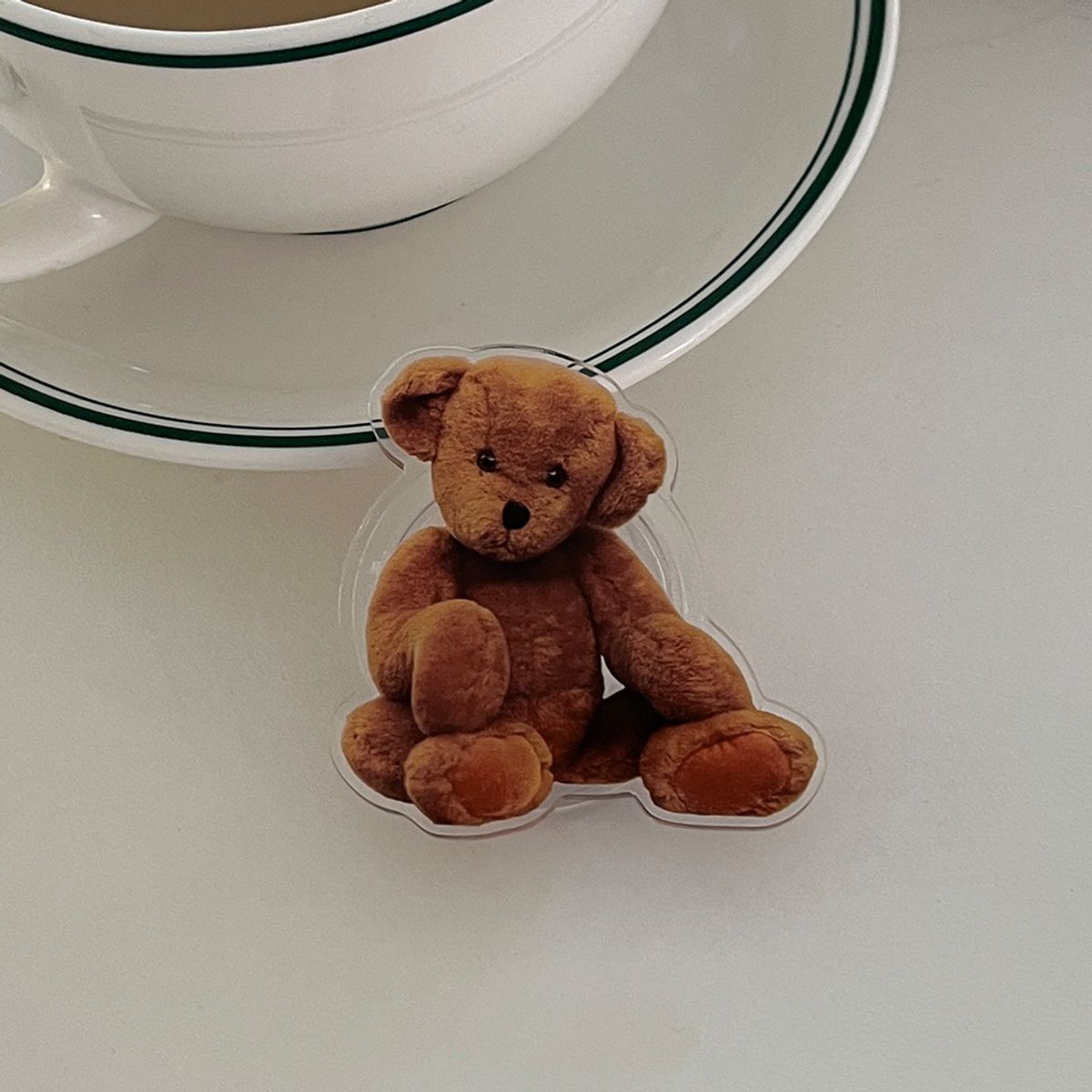 메이드모먼(MADEMOMENT) hug teddy bear 디자인 [아크릴스마트톡]