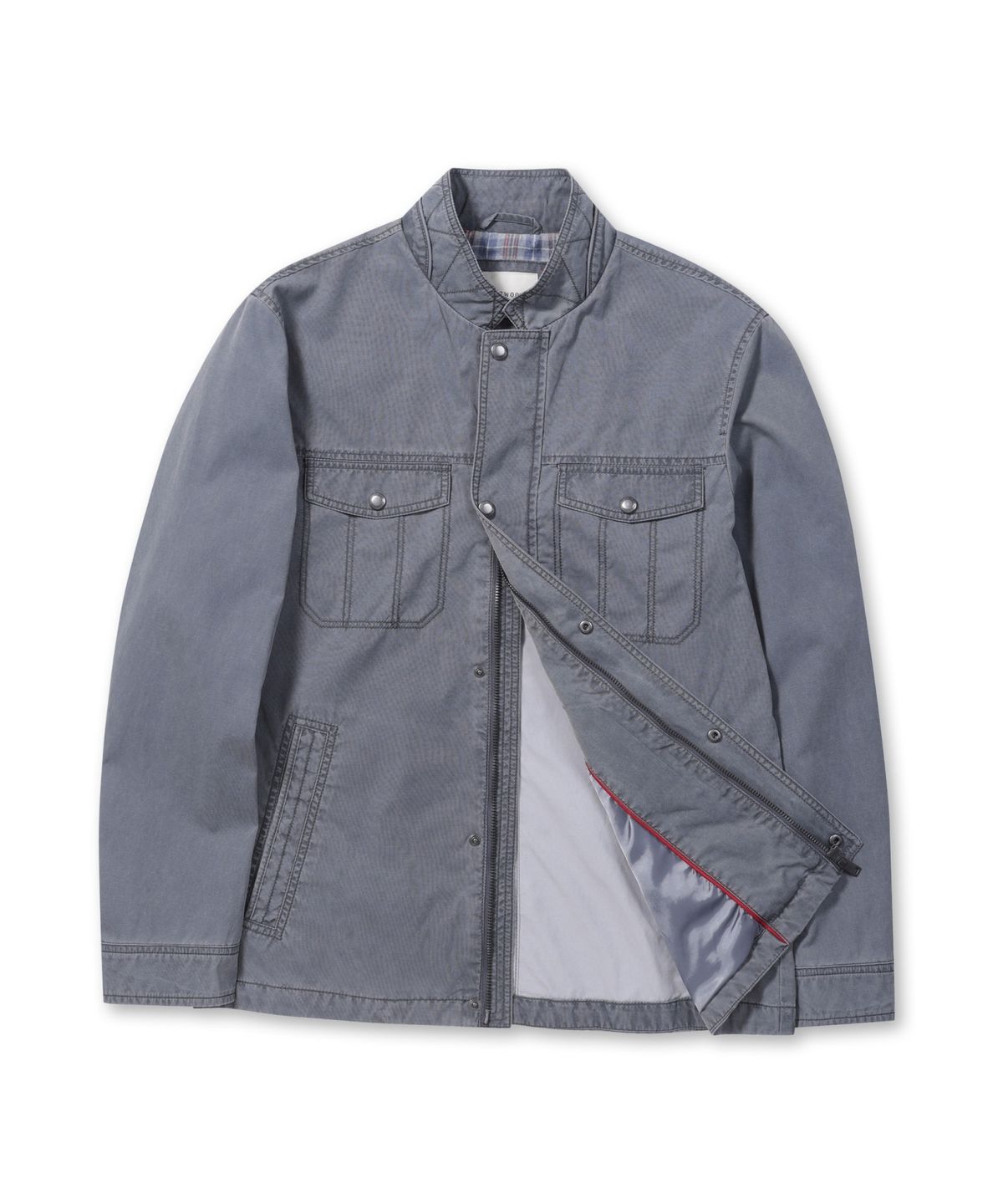 브렌우드(BRENTWOOD) 피그먼트 워싱 포켓 트러커 BRUAS25261GYX