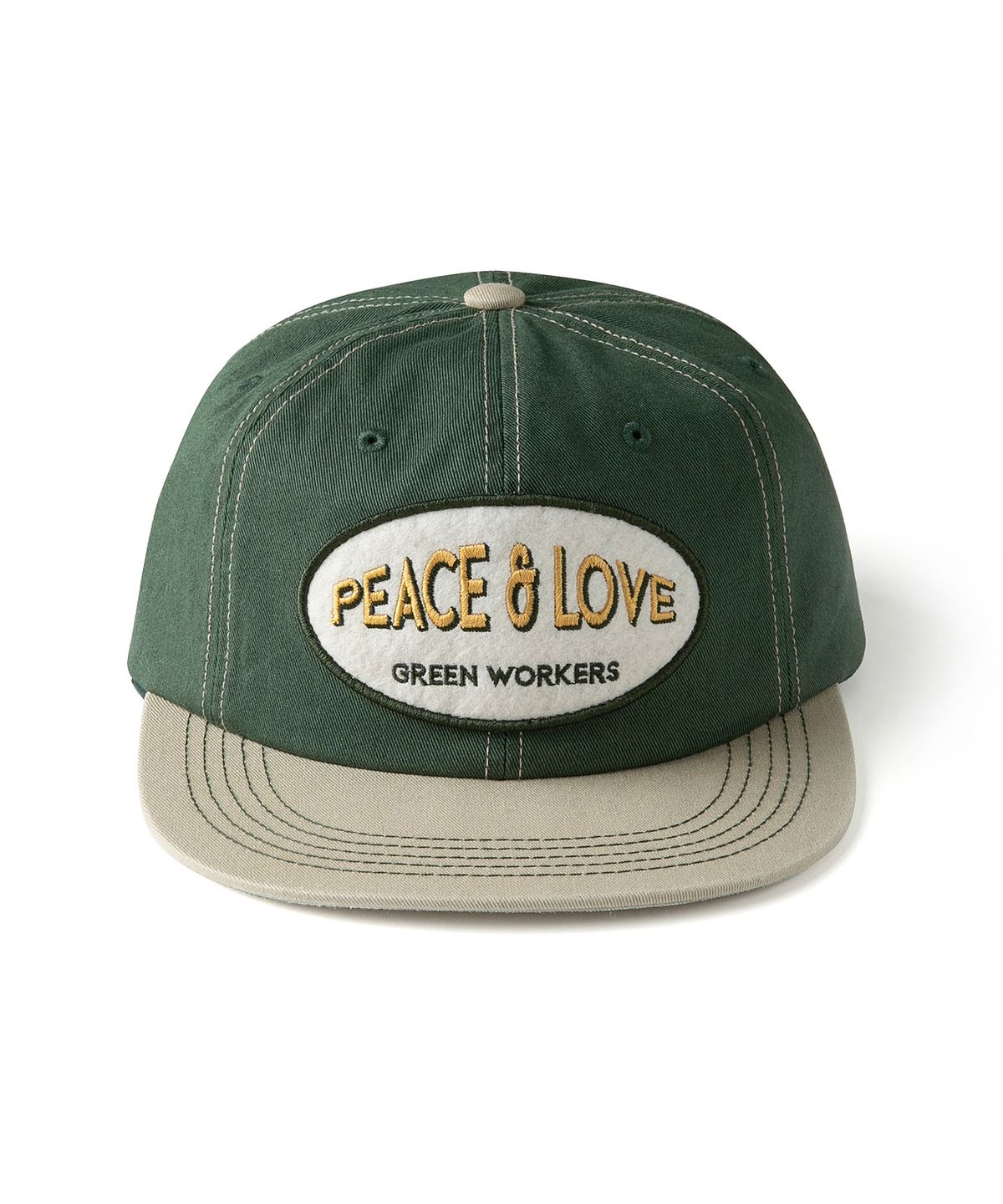 에스파이(ESFAI) PLGW WAPPEN BALL CAP (DARK GREEN)