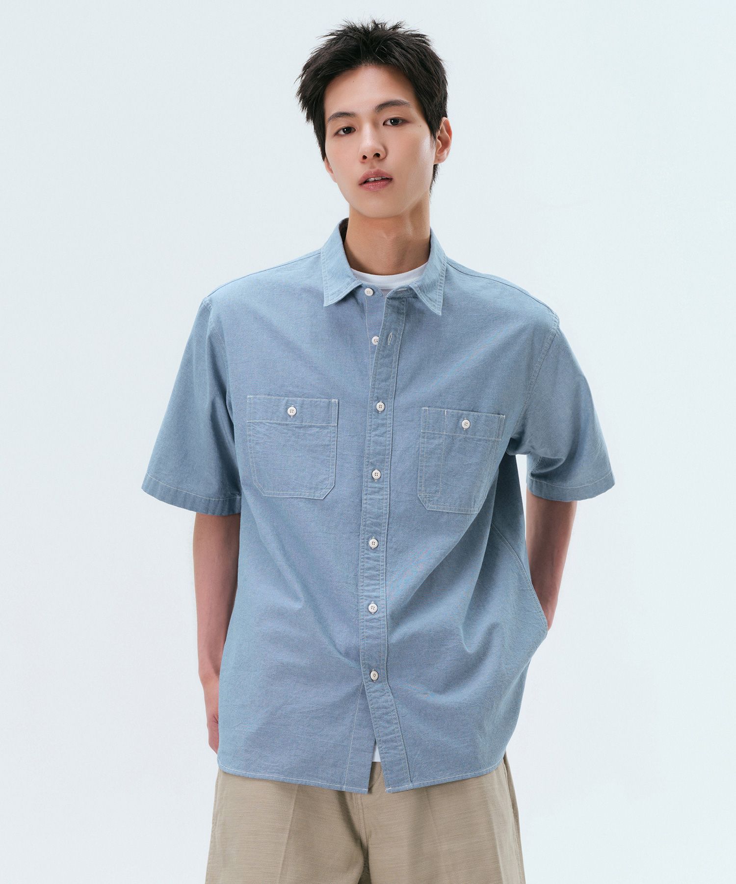 ★MUSINSA STANDARD★ Chambray short sleeve work shirt light 01-V8170-84_10_1024x.jpg?v=