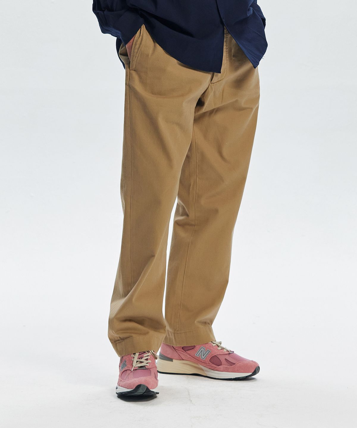 프리즘웍스(FRIZMWORKS) WASHED OFFICER CHINO PANTS _ BEIGE