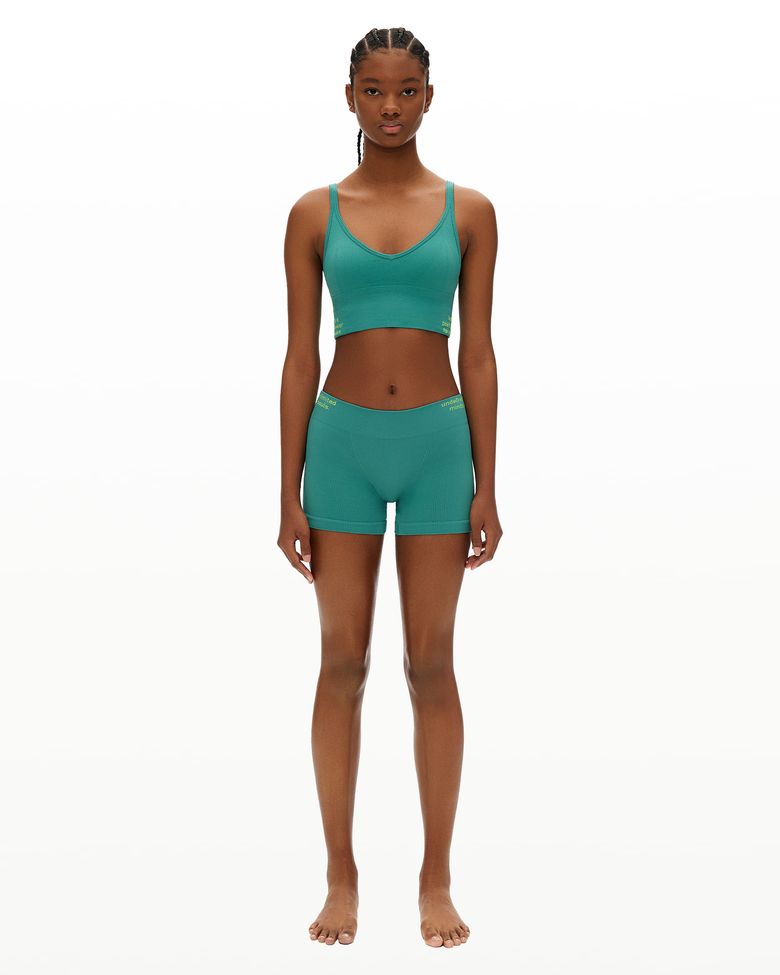 lettering bralette & boy shorts_porcelain green