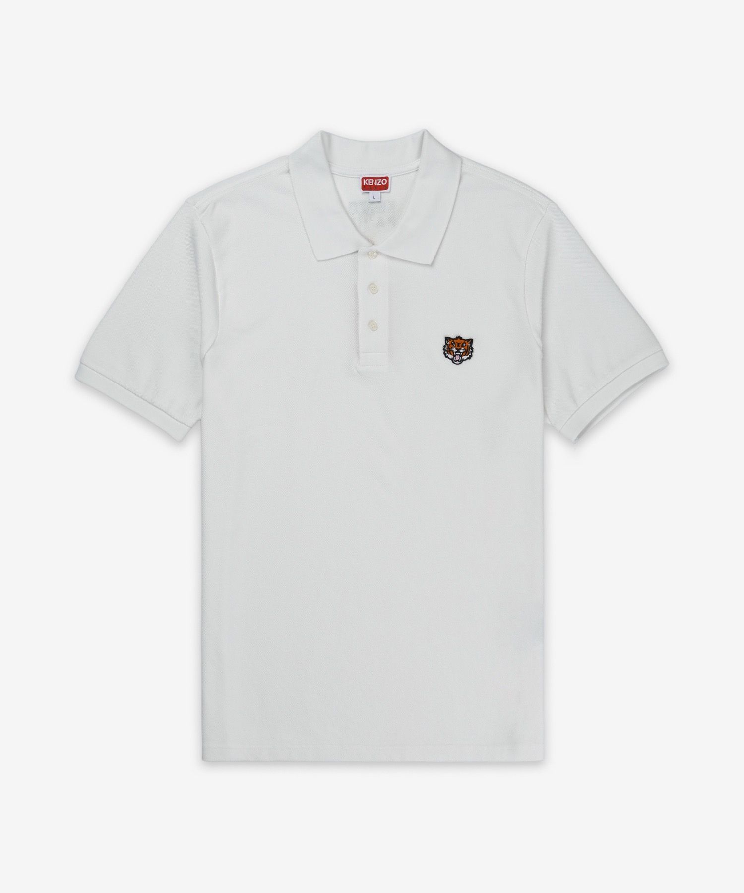 ★KENZO★ GATS HAPPY TIGER HALF SLEEVE T-SHIRT OFF WHITE FF5 KENZO Happy Tiger' T-shirt in cotton | Men's | KENZO