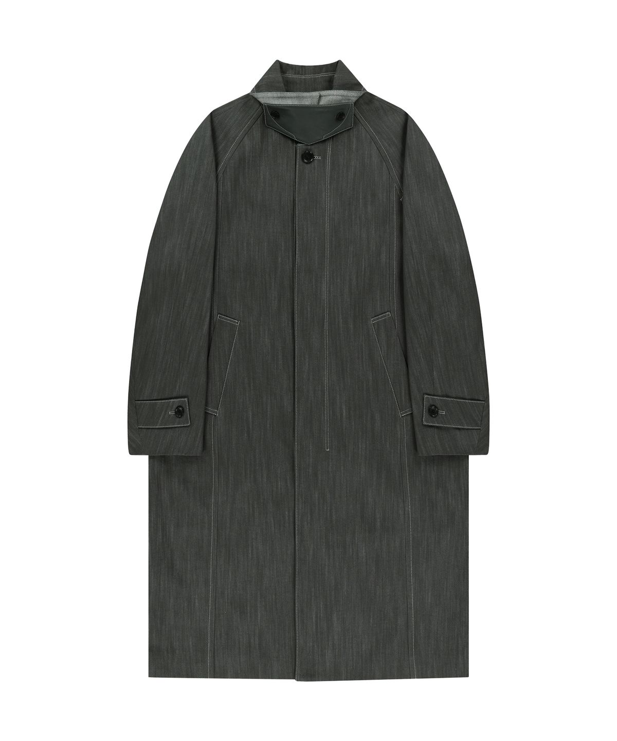 언지미크(UNGIMMICK) BALMACAAN COAT (GRAY)