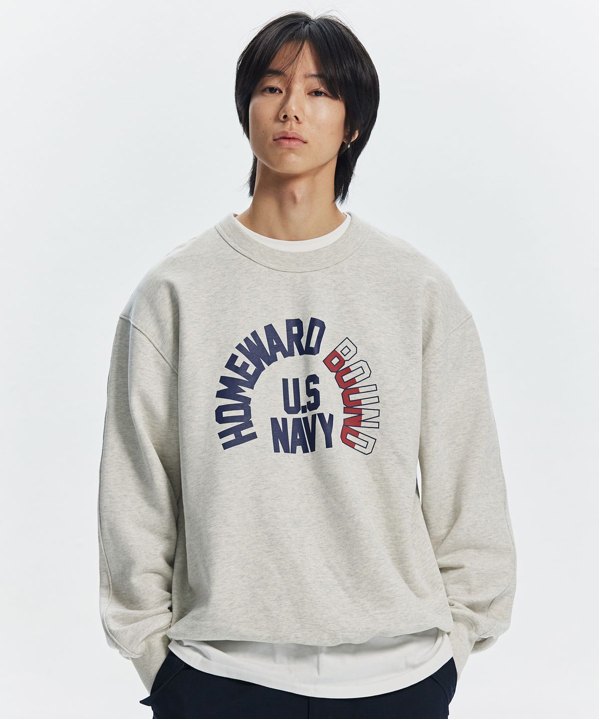 프리즘웍스(FRIZMWORKS) HOMEWARD BOUND SWEATSHIRT _ OATMEAL