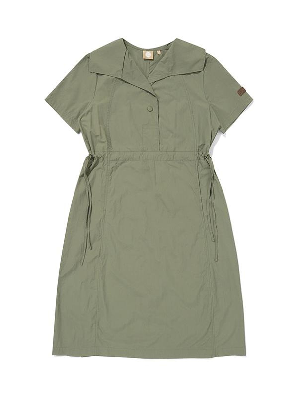 비비씨 어스(BBC EARTH) W 세일러카라 원피스_Ash Khaki