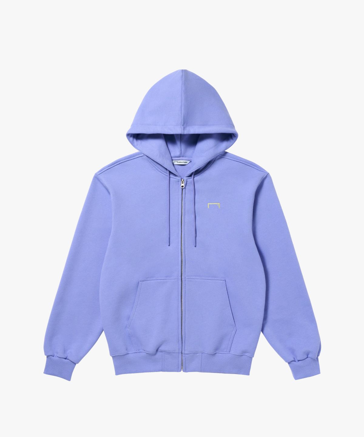 골스튜디오(GOALSTUDIO) HATTRICK GOAL FULL ZIP-UP HOODIE-VINTAGE BLUE